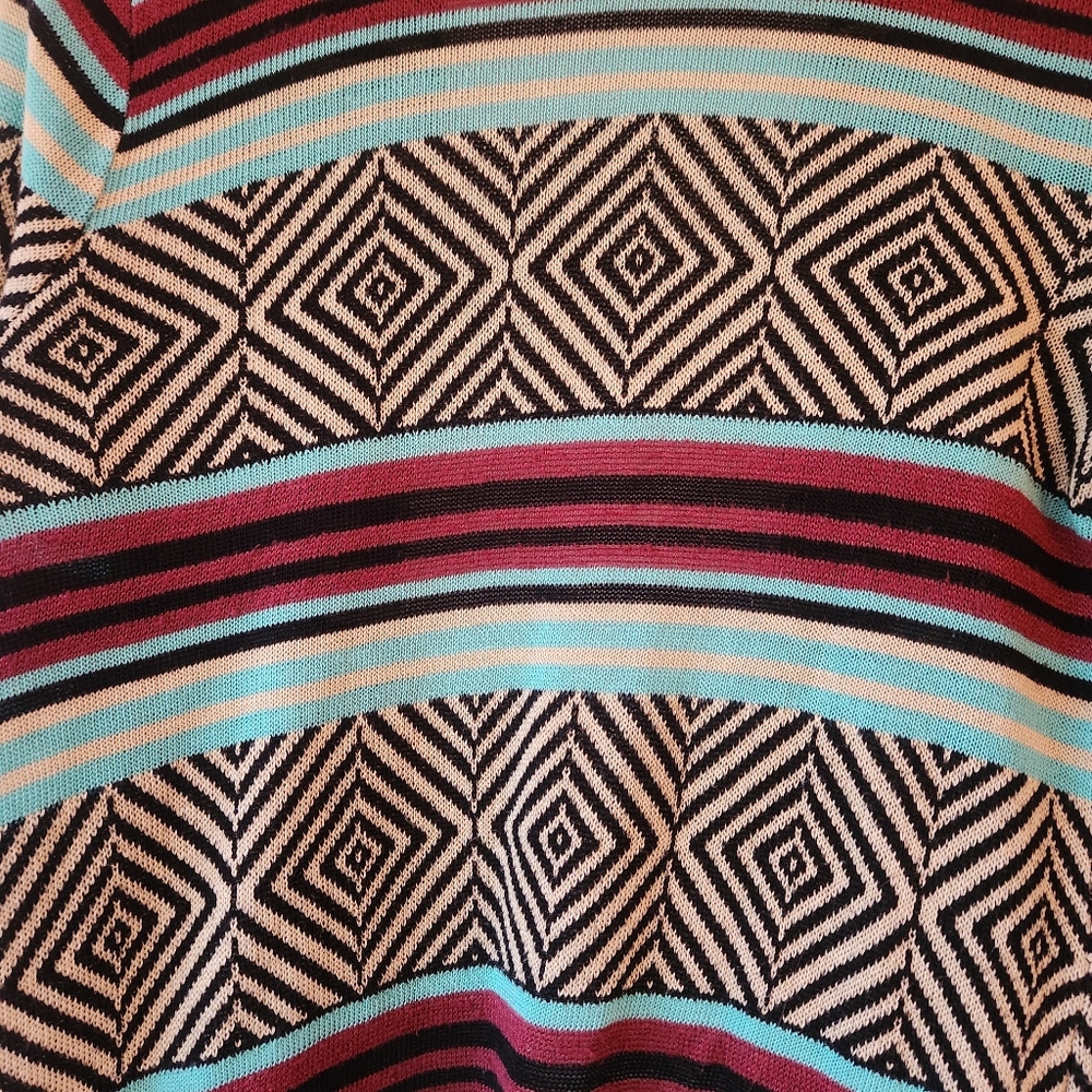 Aztec Retro Waterfall Cardigan - Picture 4 of 5